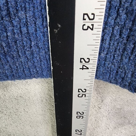 Mens Blue Banana Republic Sweater 1/2 Zip Cotton Wool Blend Long Sleeve Size XL - Picture 7 of 8